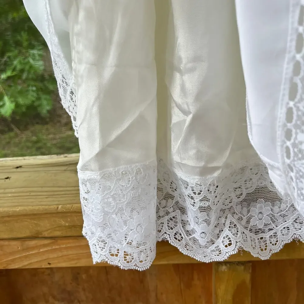 Jessica McClintock Vintage Girl's White Formal Dress Size 6